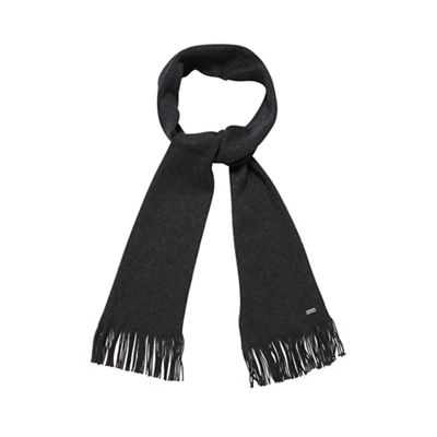 Grey Italian Merino wool scarf